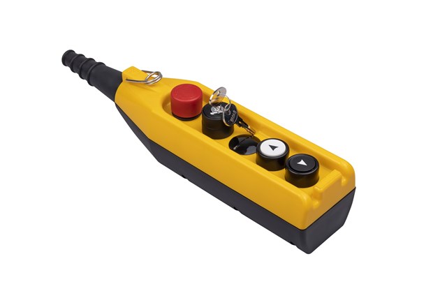 PV Series 5 Hole Single Speed 1NC Key Selector Crane Pendant Station